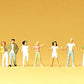 Preiser 79078 N Young Persons Figures (Set of 7)