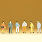 Preiser 79206 N Standing Japanese Figures (Set of 6)