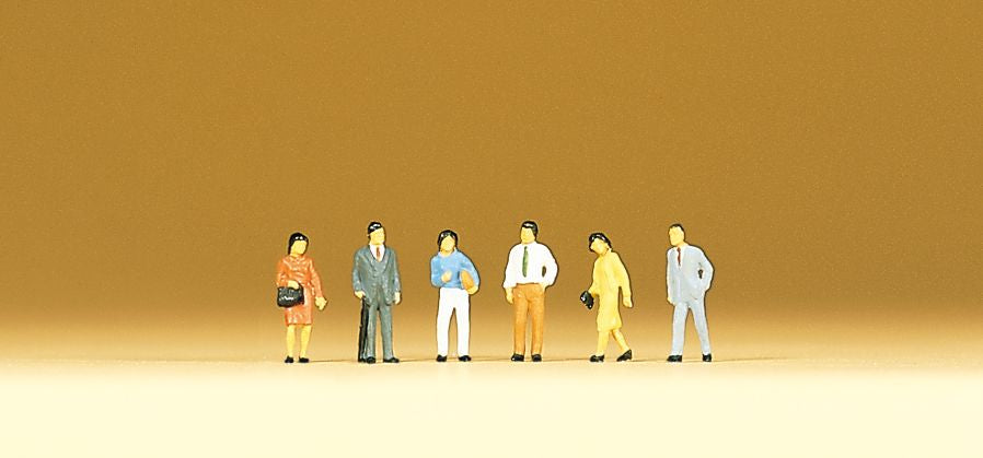 Preiser 79206 N Standing Japanese Figures (Set of 6)