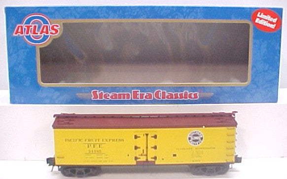 Atlas 6708-1 O Gauge PFE Woodside Refrigerator Car #34485 (3-Rail) LN/Box
