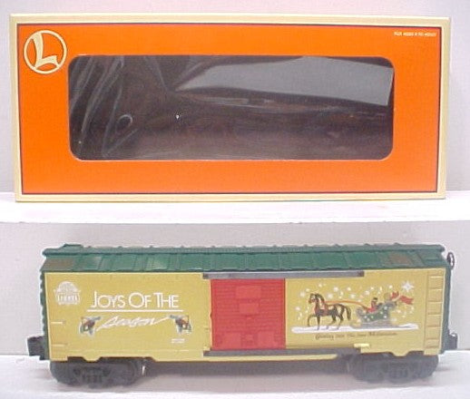 Lionel 6-26718 O Christmas Railsounds Boxcar LN/Box