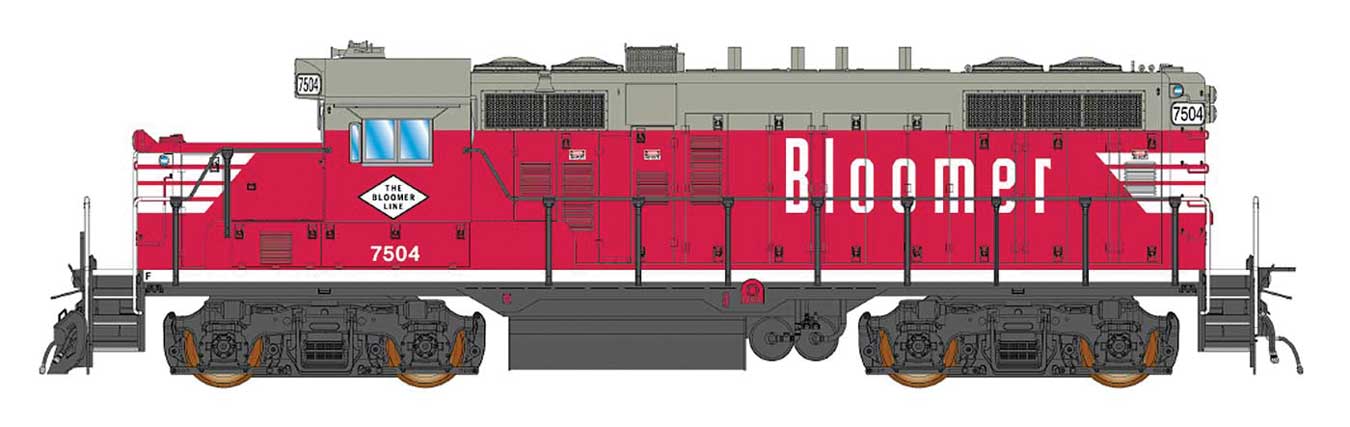 InterMountain 49817 HO Bloomer Line Paducah GP10 Diesel Locomotive with DCC