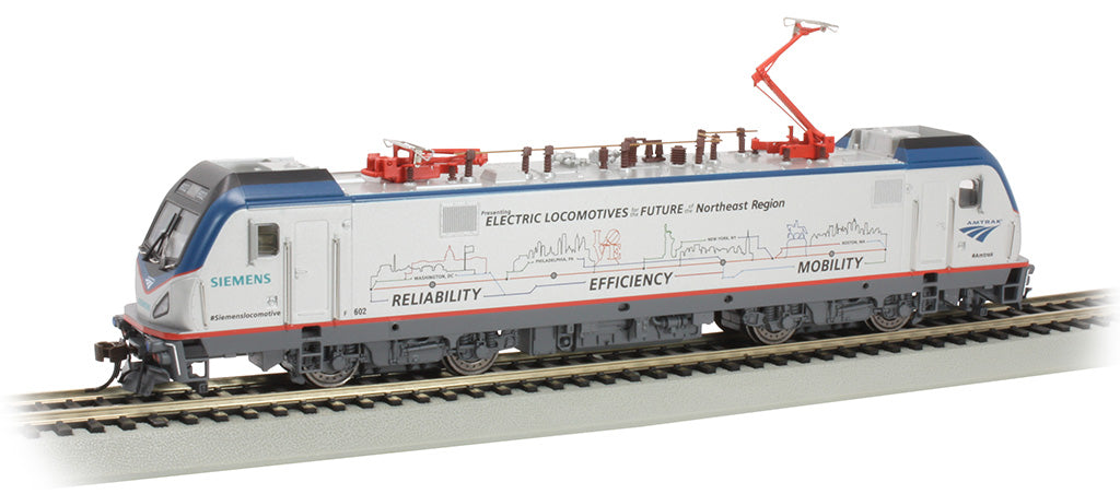 Bachmann 67406 HO Amtrak Siemens ACS-64 Electric Loco with DCC and Sound #602