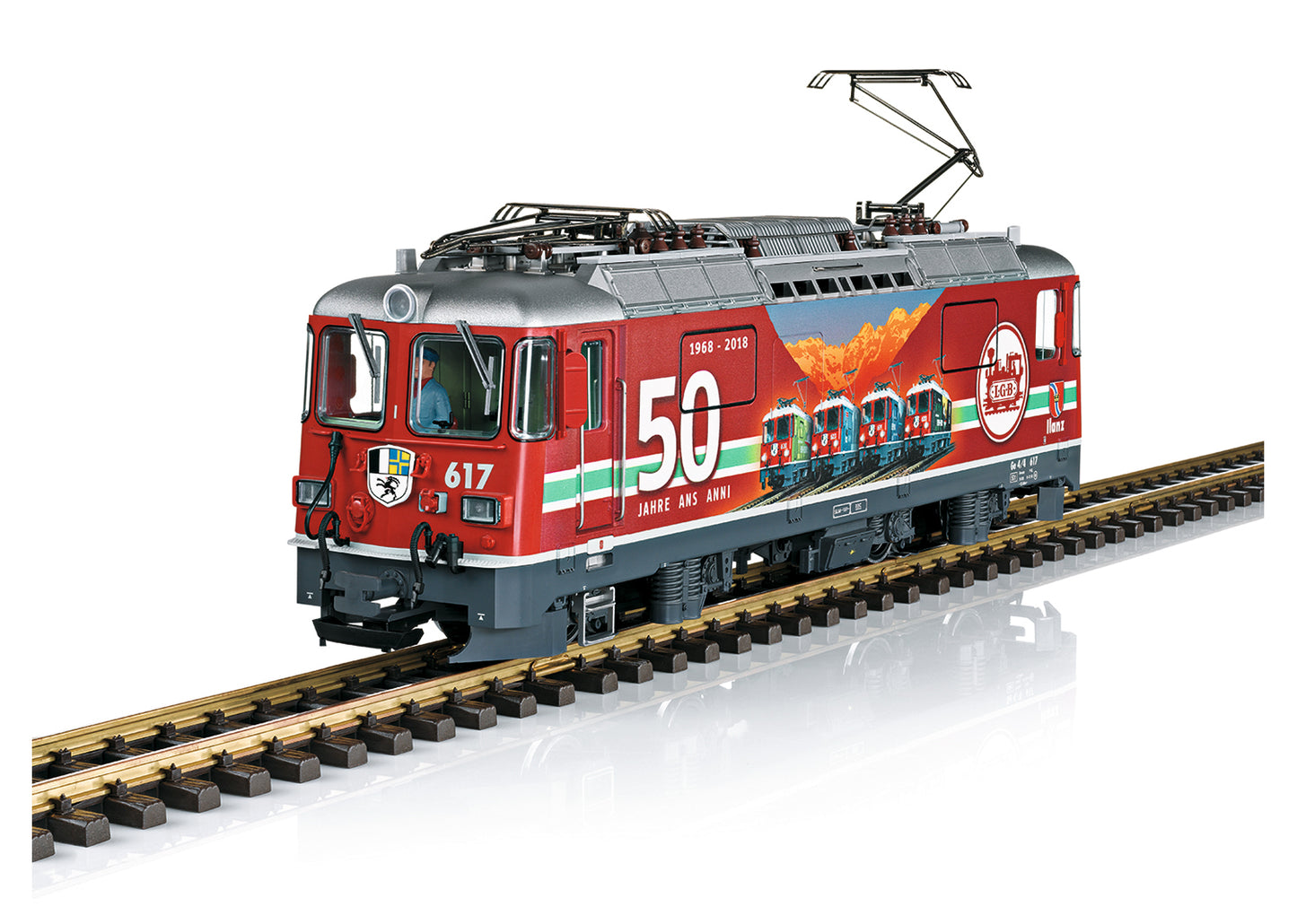 LGB 28443 G Scale RHB 50 Years of LGB Ge 4/4 Electric Locomotive