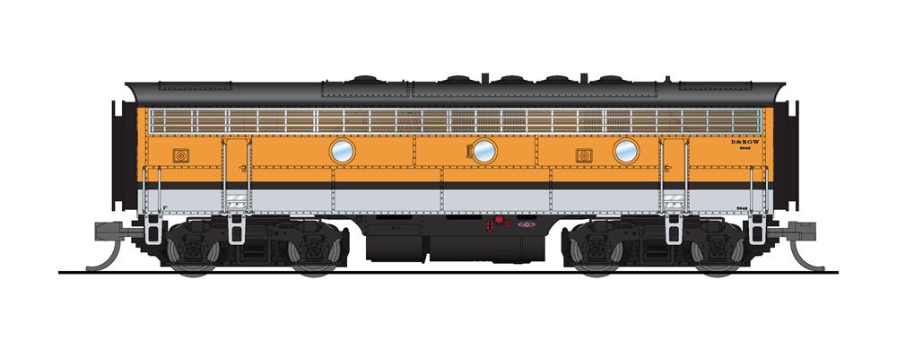 Broadway Limited 6874 N DRGW EMD F7B Diesel Locomotive Sound/DC/DCC #5643