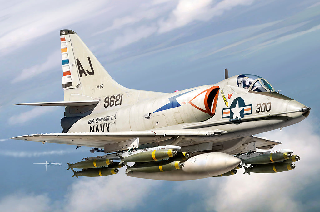 Hobby Boss 81789 1:48 A-4C Sky Hawk Aircraft Plastic Model Kit
