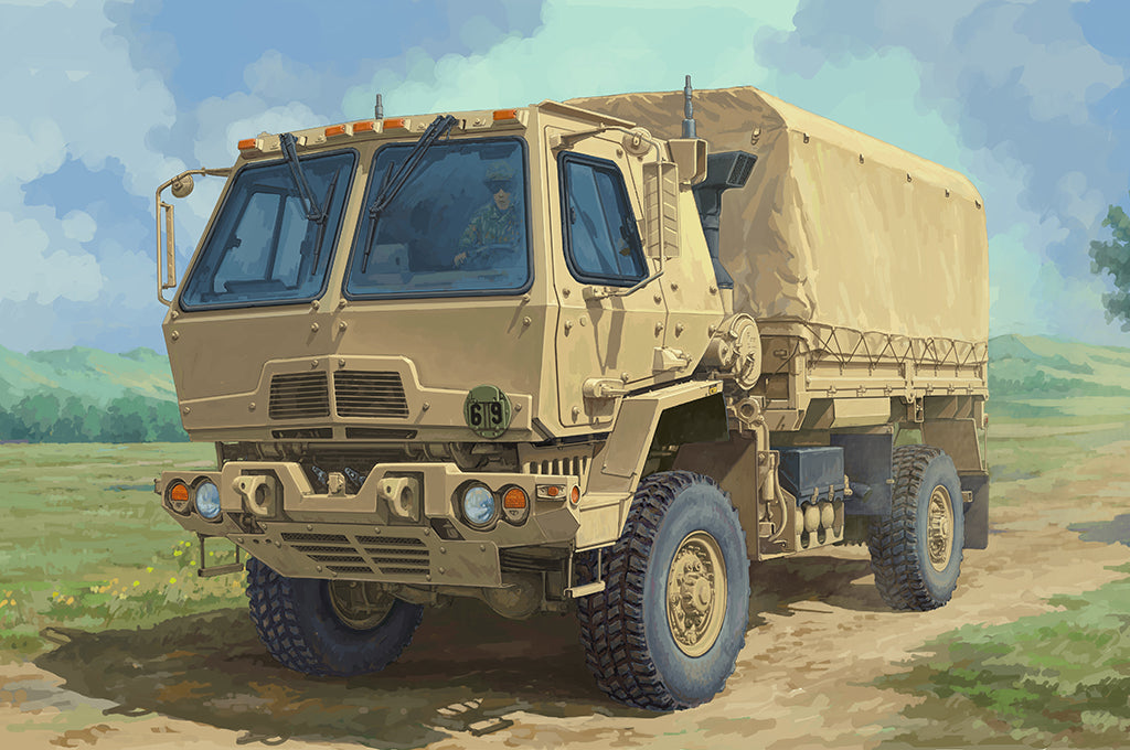 Trumpeter 01097 1:35 Oshkosh M1078A1P2 2.5 Ton LMTV Cargo Truck Plastic Kit