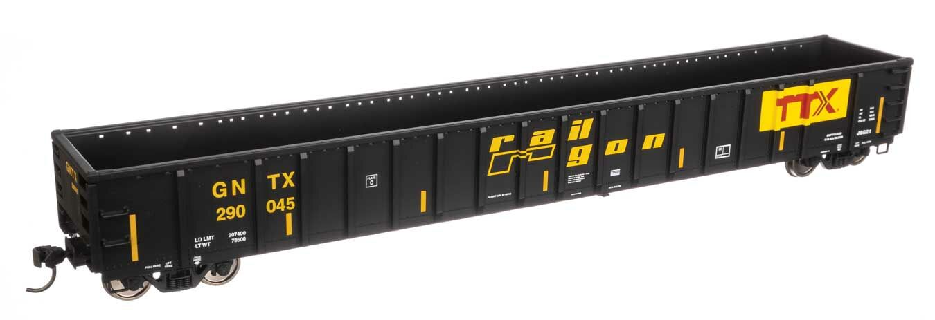 Walthers 910-6448 HO Railgon 68' Railgon Gondola Ready To Run GNTX #290045