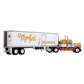 Die Cast Promotions 69-1860 1:64 Kenworth W900A Sleeper w/ Reefer Trailer