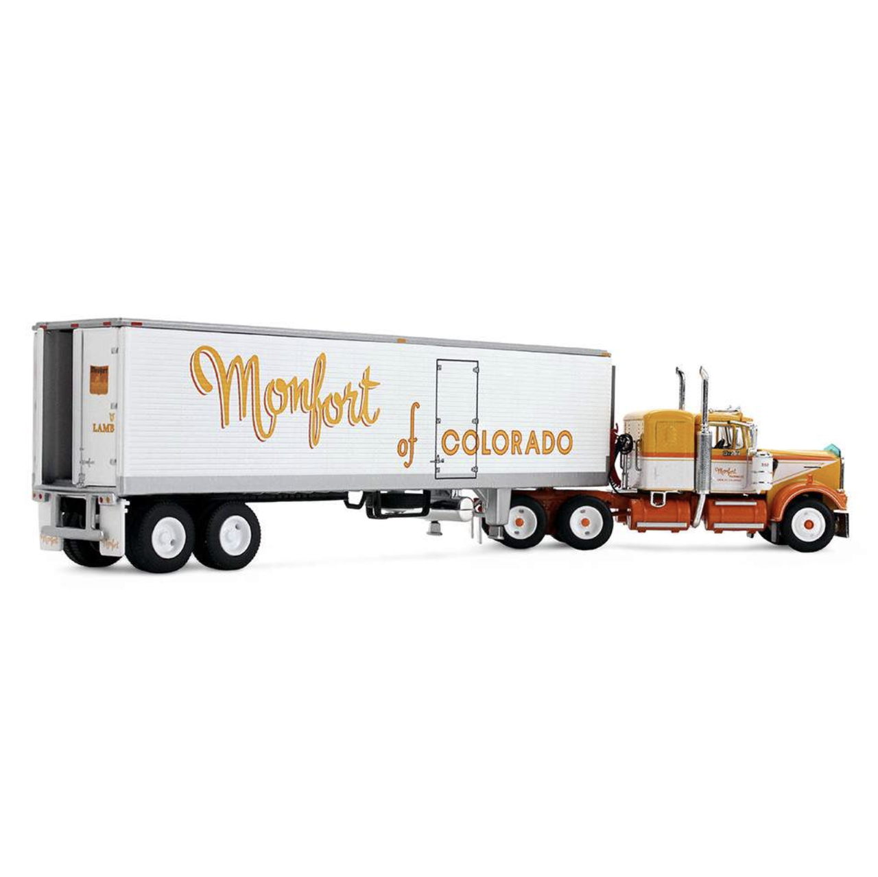 Die Cast Promotions 69-1860 1:64 Kenworth W900A Sleeper w/ Reefer Trailer