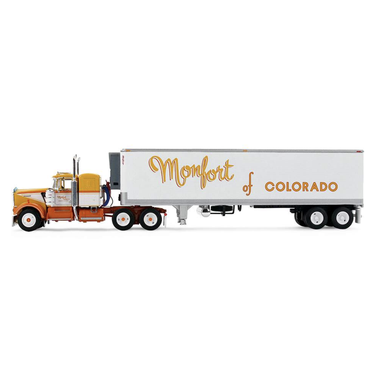 Die Cast Promotions 69-1860 1:64 Kenworth W900A Sleeper w/ Reefer Trailer