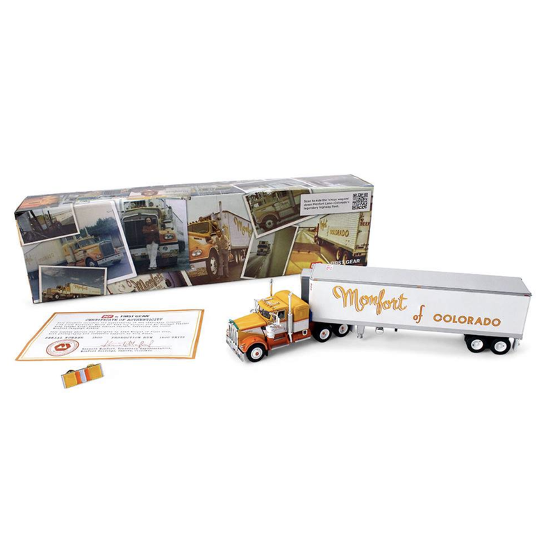 Die Cast Promotions 69-1860 1:64 Kenworth W900A Sleeper w/ Reefer Trailer