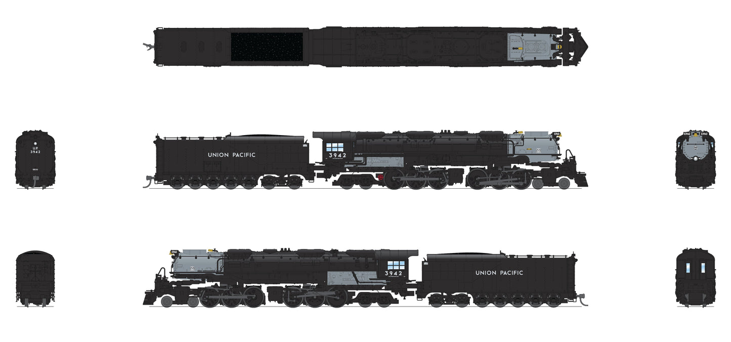 Broadway Limited 8651 N UP Challenger 4-6-6-4 Steam Locomotive Coal Tender #3954