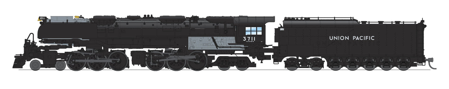 Broadway Limited 6983 N UP Challenger 4-6-6-4 Steam Locomotive Oil Tender #3714