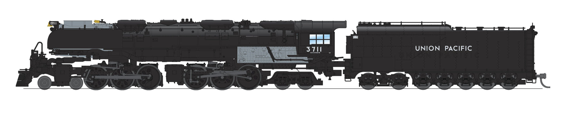 Broadway Limited 6983 N UP Challenger 4-6-6-4 Steam Locomotive Oil Tender #3714