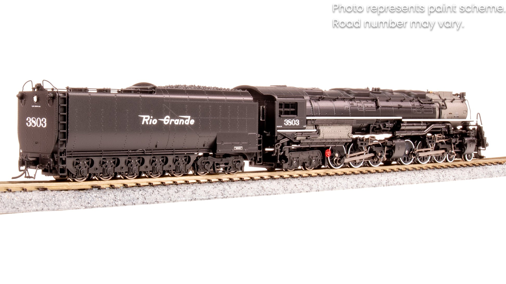 Broadway Limited 6987 N D&RGW Challenger 4-6-6-4 Steam Locomotive #3803