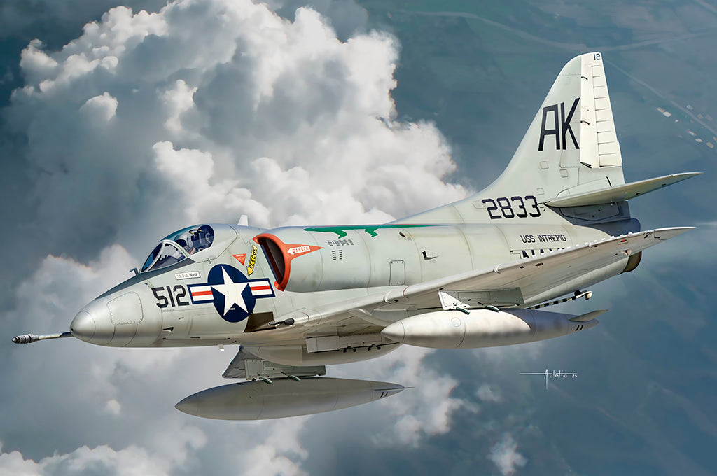 Hobby Boss 81790 1:48 A-4B Sky Hawk Aircraft Plastic Model Kit