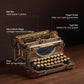 Robotime LK703B ROKR Classic Version Mechanical Typewriter Wooden 3D Puzzle
