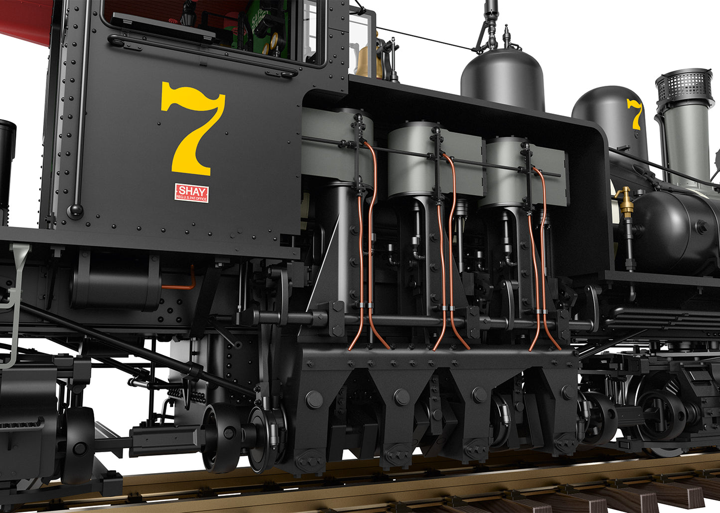 LGB 26701 G Roaring Camp & Big Trees Railroad Shay Steam Locomotive #7