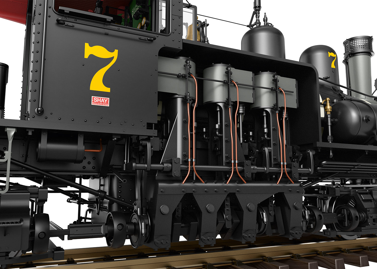 LGB 26701 G Roaring Camp & Big Trees Railroad Shay Steam Locomotive #7