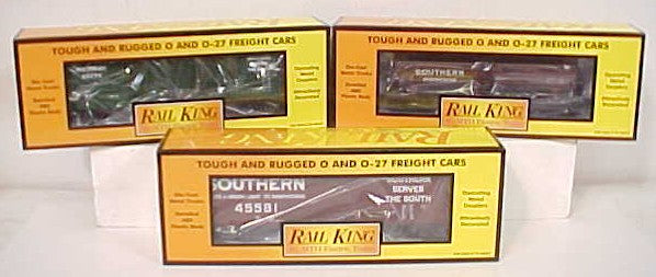 MTH 30-7002 O Gauge Southern RailKing Freight Car Set (Set of 6) LN/Box