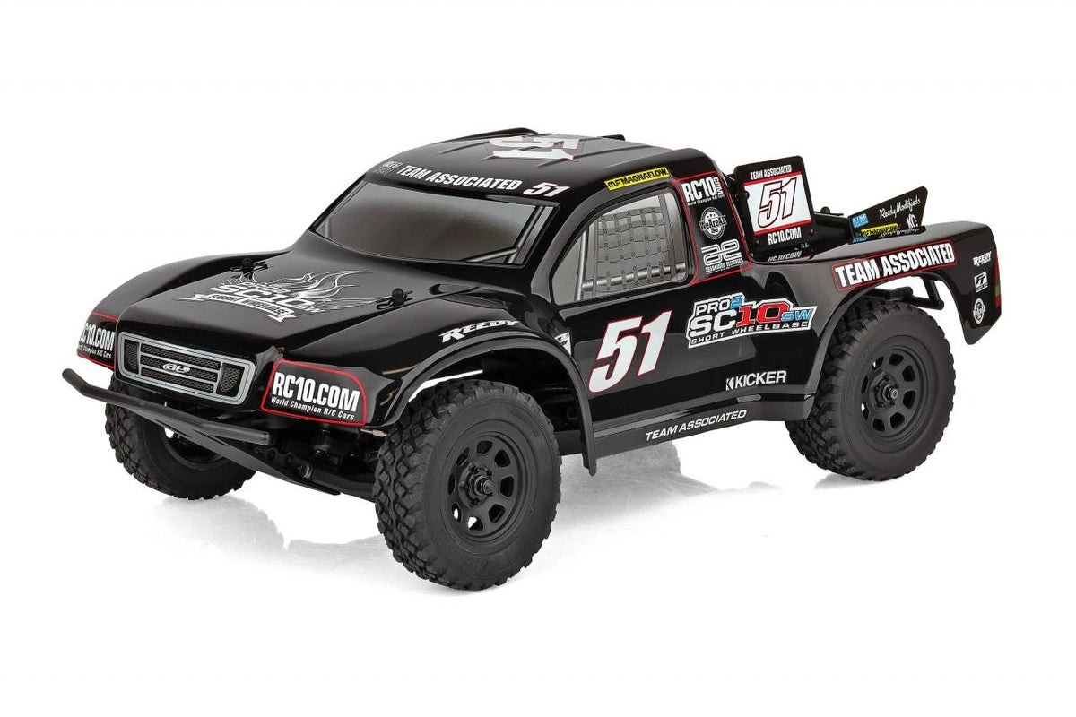 Team Associated 70041 1:10 Black Pro2 SC10sw RTR