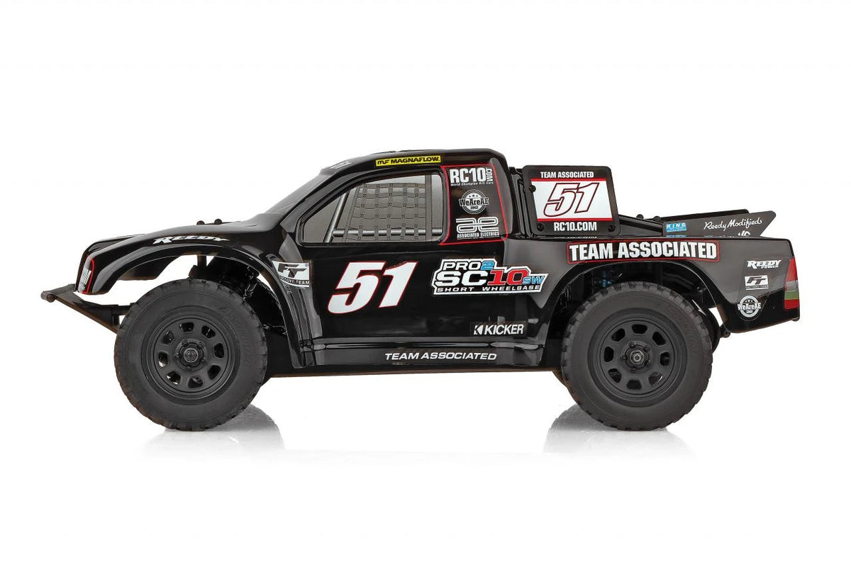 Team Associated 70041 1:10 Black Pro2 SC10sw RTR
