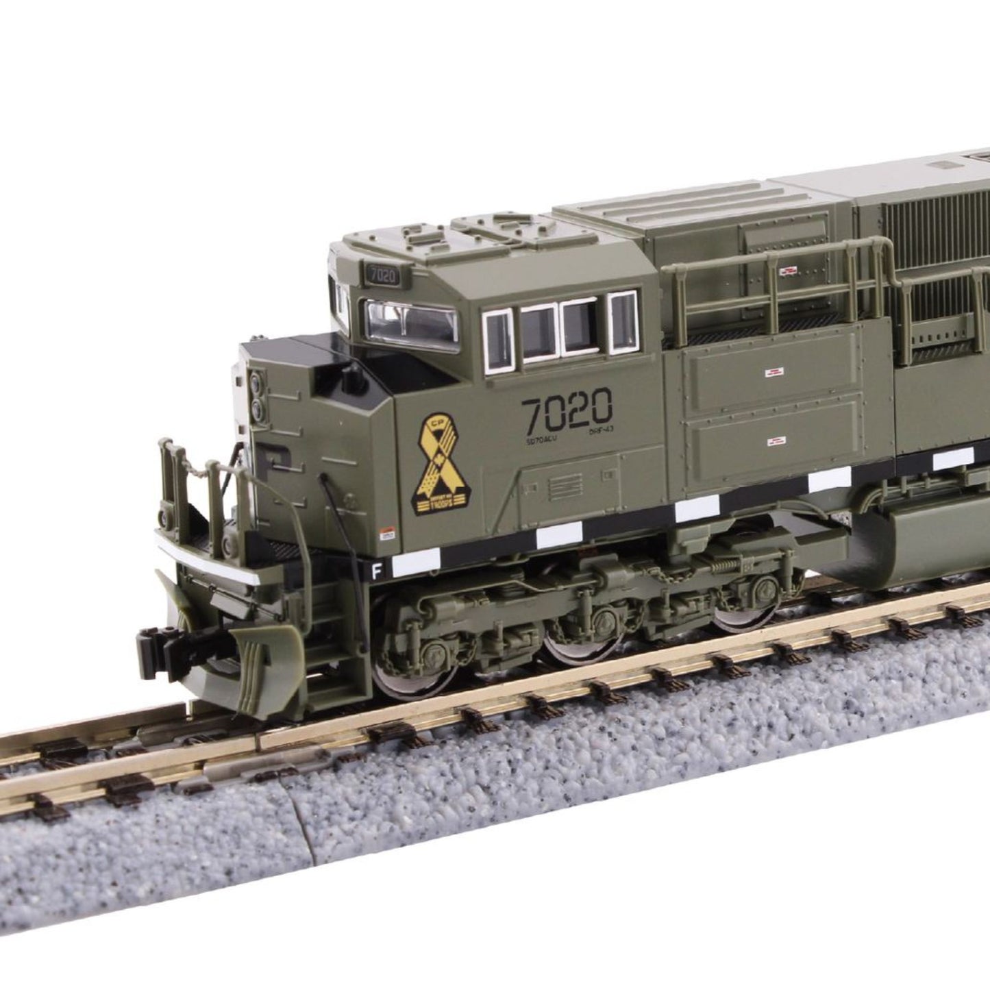Kato 176-8541-S N CP Green SD70ACu Diesel Locomotive with Sound #7020