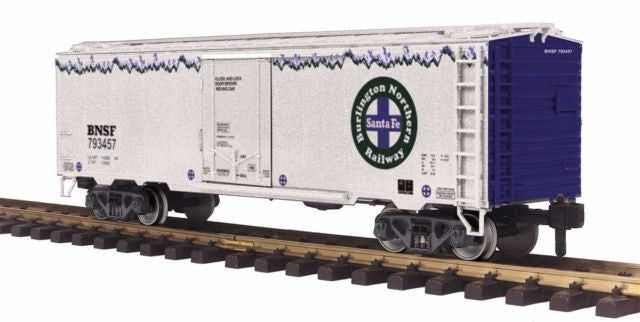 MTH 70-78043 G Scale BNSF Rail King 40' Metal Wheels Reefer #793457