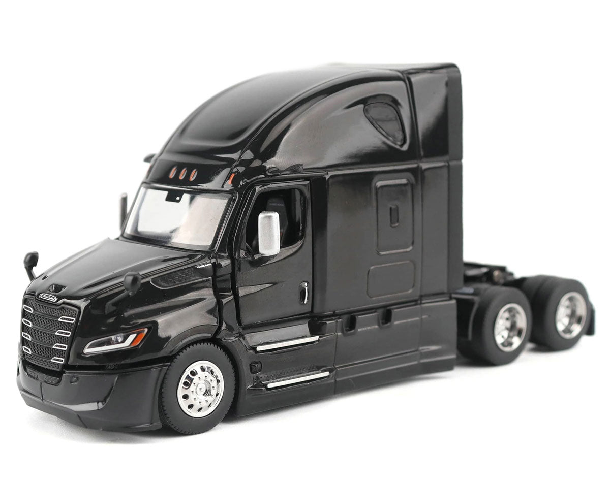 DieCast Masters 71166 1:64 Black 2025 Freightliner Cascadia Gen-5 Semi Tractor