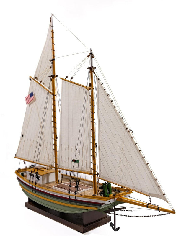 Midwest Products 972 1:48 San Francisco Bay Scow Schooner 17" Long Sailing Boat
