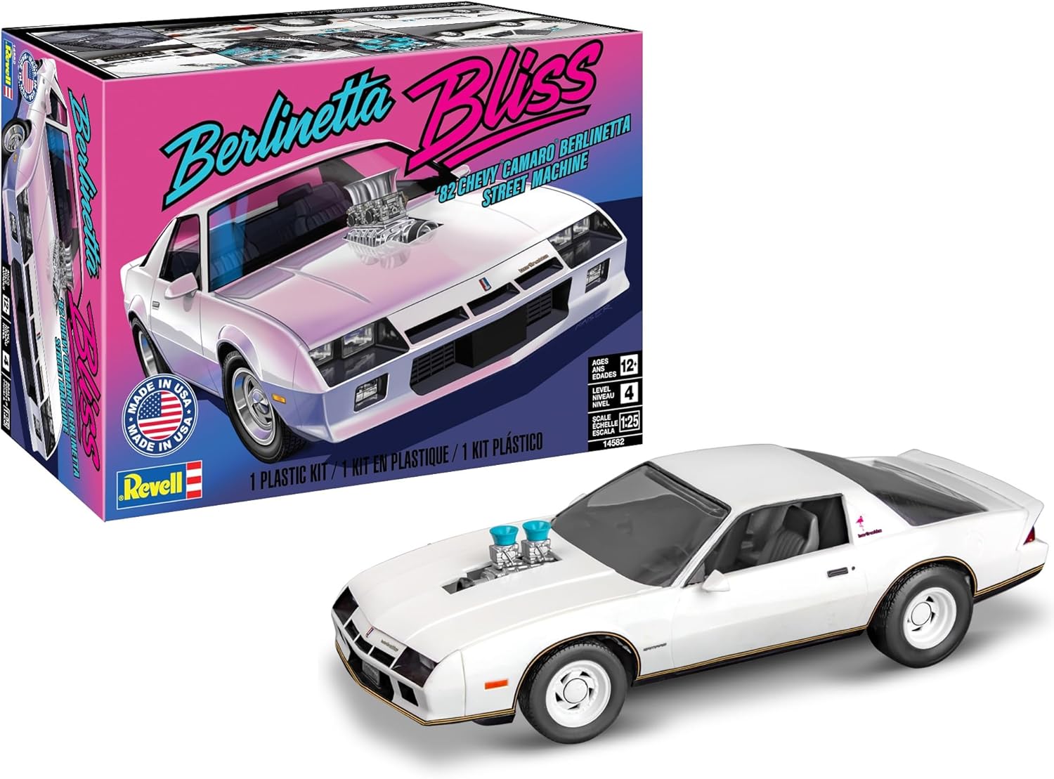Revell 14582 1:25 '82 Camaro Berlinetta Street Machine Plastic Model Kit