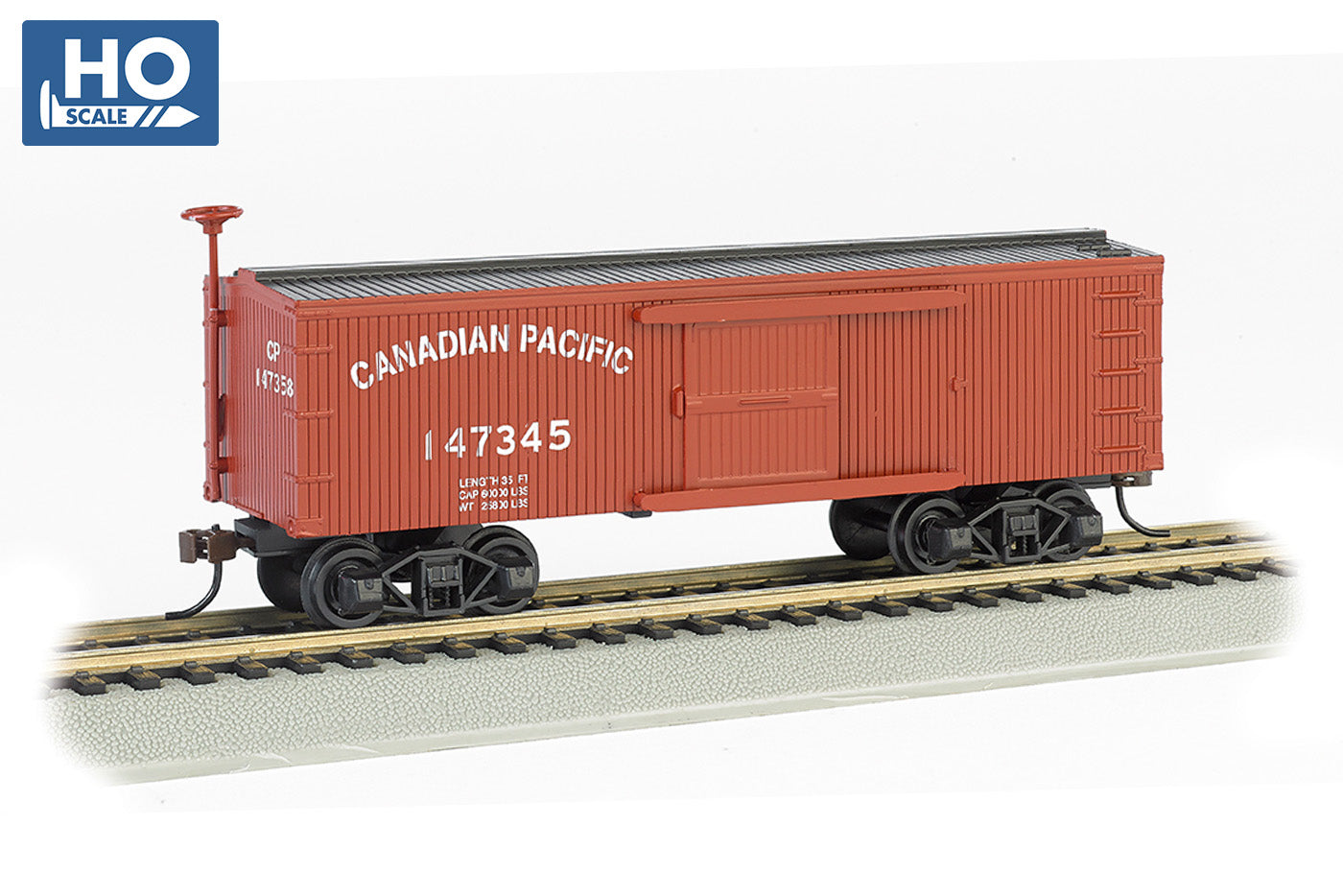 Bachmann 72313 HO Canadian Pacific Old Time Boxcar #147345