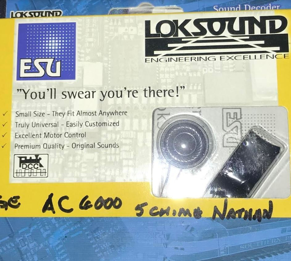 LokSound By ESU 72471 Dcdr GE 7FDL16A Nath 5chm
