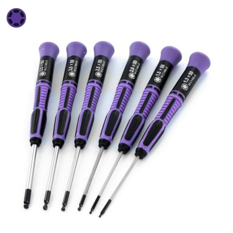 Evergreen Scale Models 72500 Metric Ball Point Driver (Set of 6)