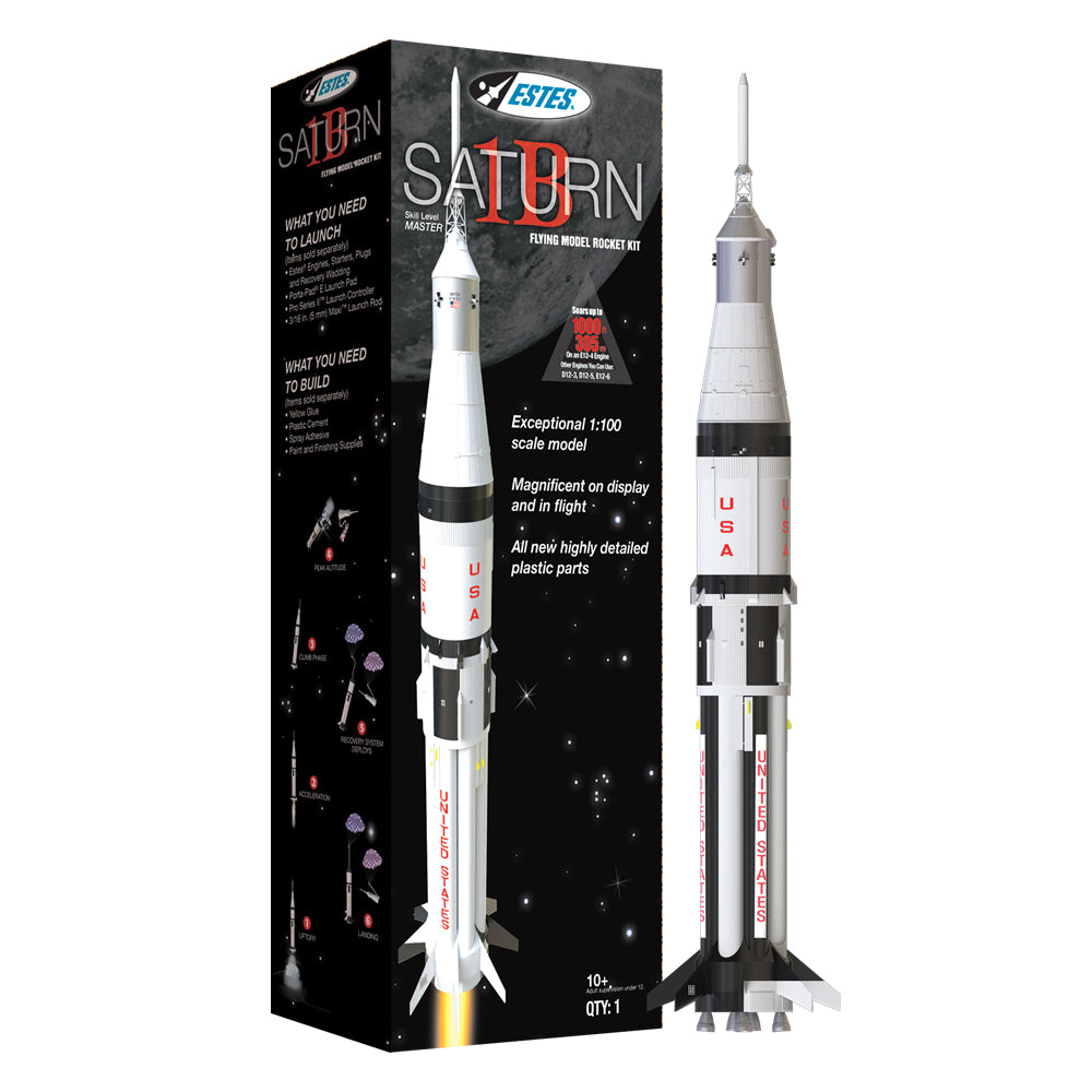 Estes 7251 Saturn 1B Flying Model Rocket Kit