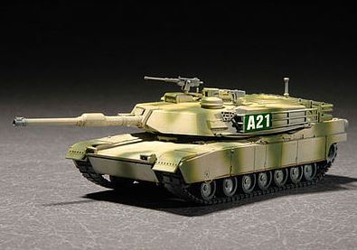 Trumpeter 07279 1:72 M1A2 Abrams Main Battle Military Tank Model Kit