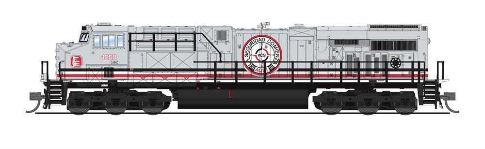 Broadway Limited 7296 N KCS GE ES44AC Diesel Locomotive Sound/DC/DCC #4859