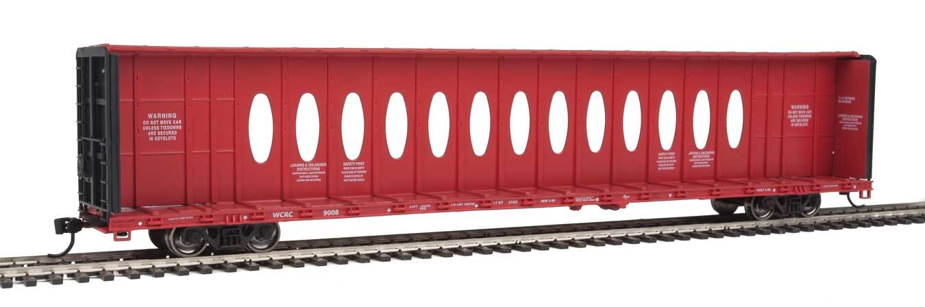 Walthers 910-4868 HO Cascade Warehouse WCRC 72' Centerbeam Flatcar RTR #9008