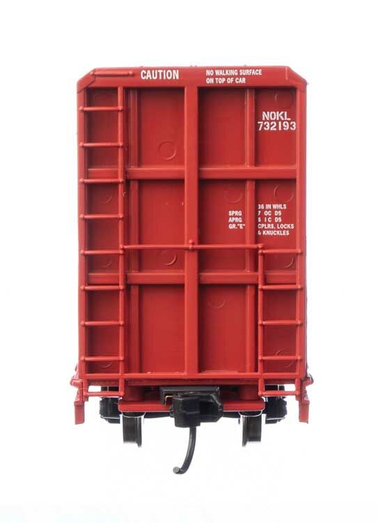 Walthers 910-50723 HO NOKL 72' Centerbeam Flatcar with Opera Windows RTR #732193