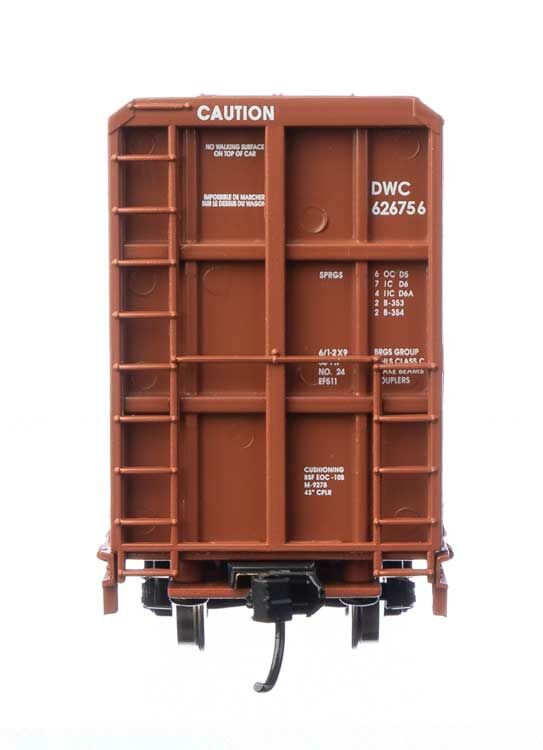 Walthers 910-50707 HO DWP 72' Centerbeam Flatcar with Standard Beam RTR #626756