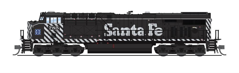 Broadway Limited 7305 N ATSF GE ES44AC Diesel Locomotive Sound/DC/DCC #785 LN/Box