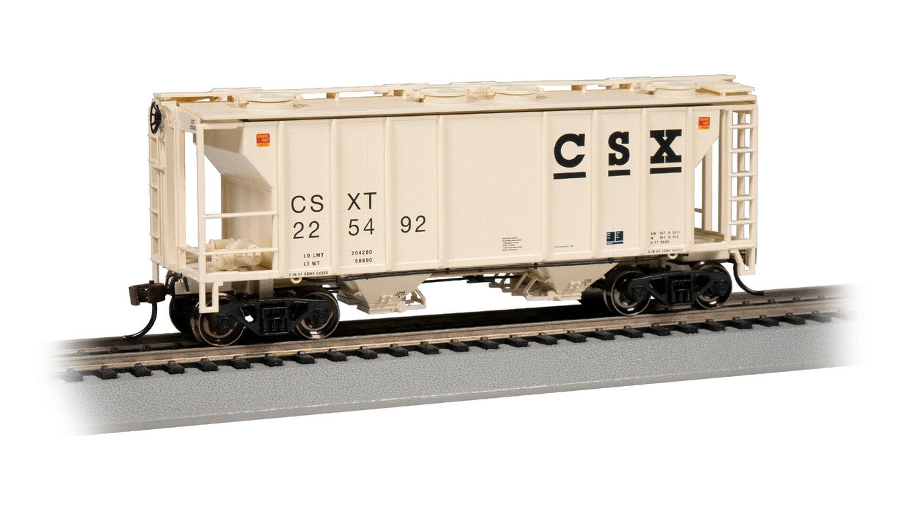 Bachmann 73507 HO CSX PS-2 2-Bay Covered Hopper #225492