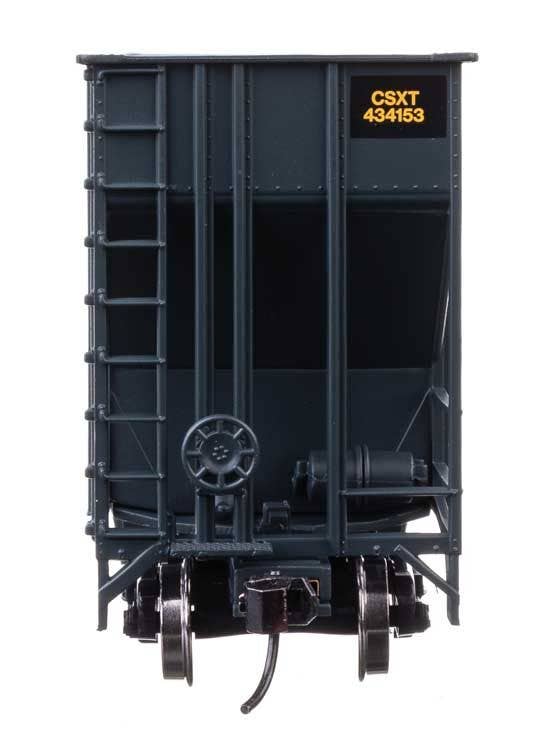 Walthers 910-56376 HO CSXT 73' Greenville 7,000 cu ft. Wood Chip Hopper #434153