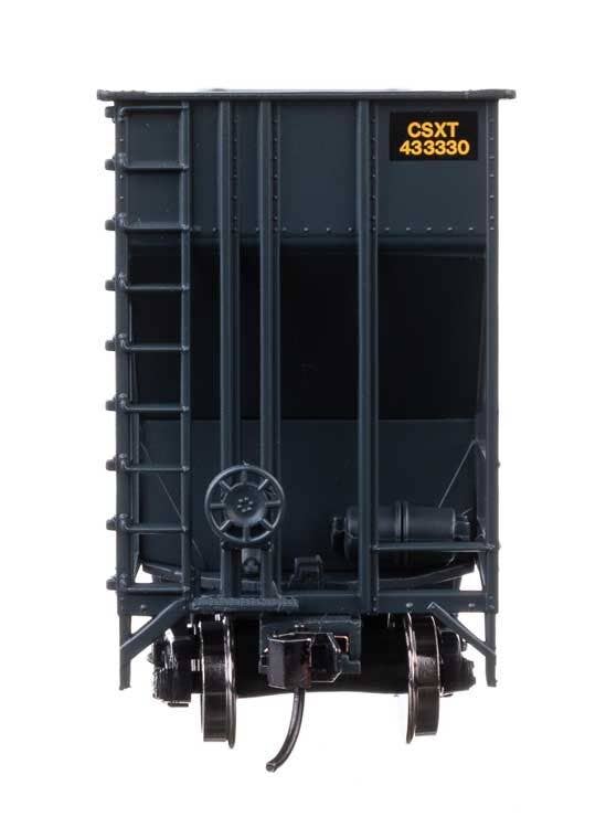 Walthers 910-56378 HO CSXT 73' Greenville 7,000 cu ft. Wood Chip Hopper #433330