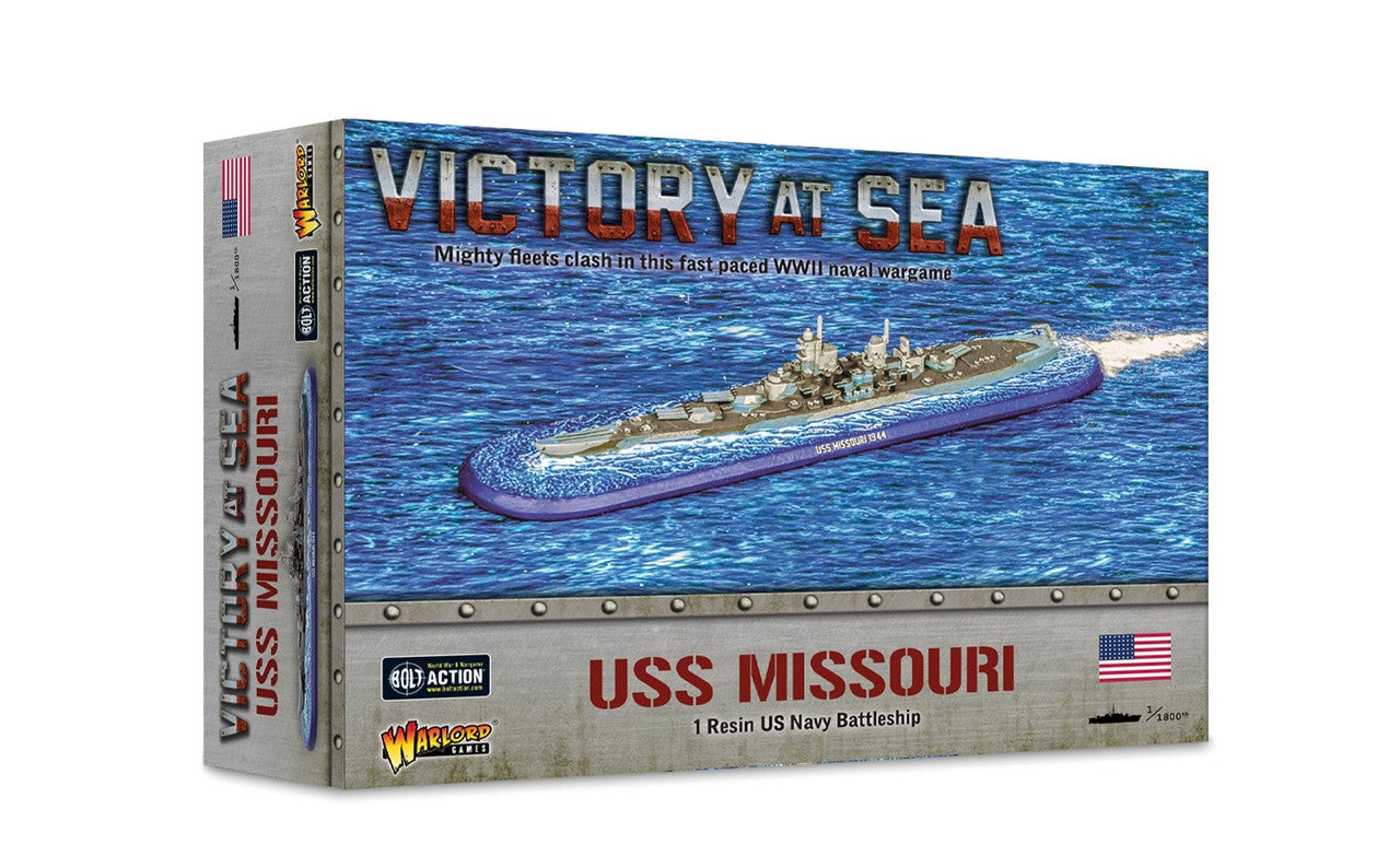 Victory at Sea 742412050 1:1800 Victory at Sea 1944 USS Missouri Battleship