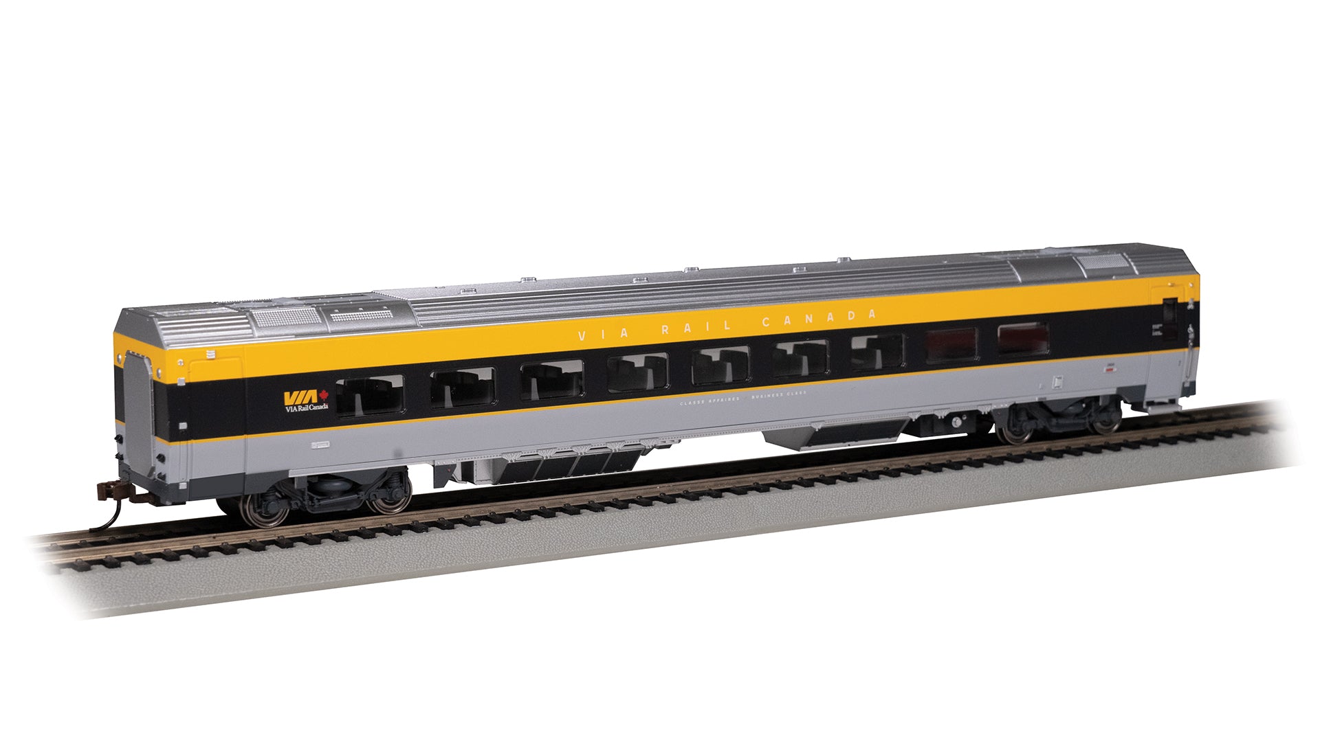 Bachmann 74507 HO VIA Rail Canada Lighted Siemens Venture Business Car #2600