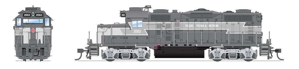 Broadway Limited 7461 HO TPW EMD GP20 Diesel Locomotive with Sound/DC/DCC #2015