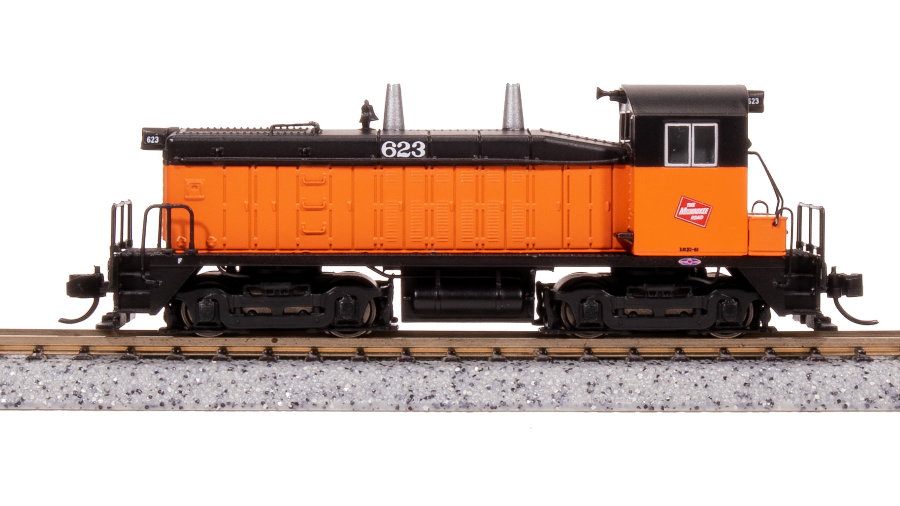 Broadway Limited 7518 N Milwaukee EMD SW7 Diesel Locomotive Sound/DC/DCC #623