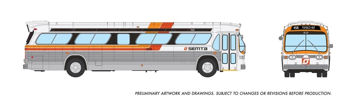 Rapido Trains 753131 HO SEMTA Deluxe New Look Bus #1521